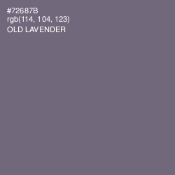 #72687B - Old Lavender Color Image